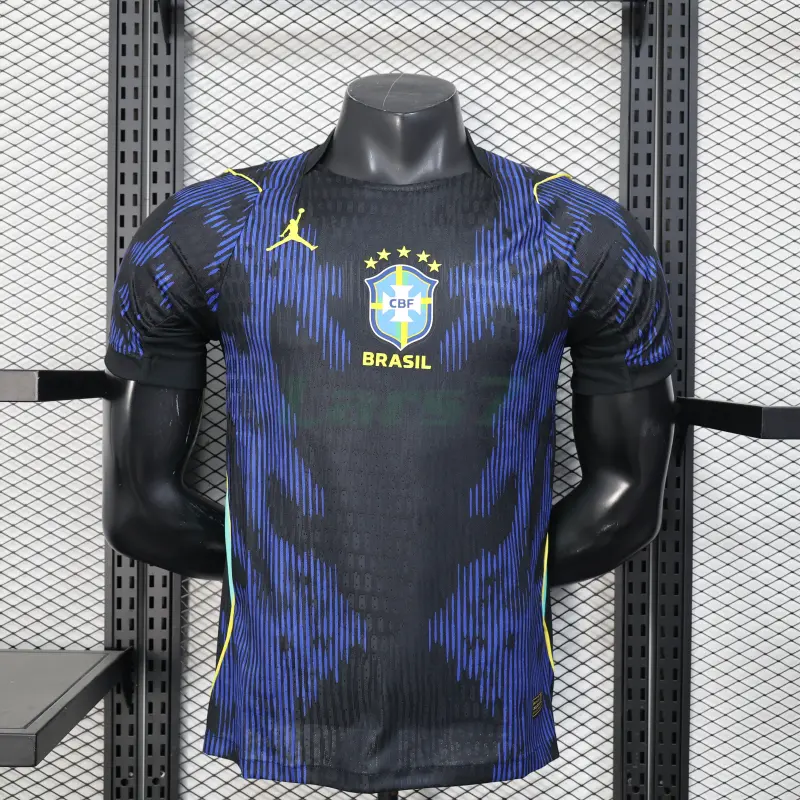 Camiseta Brasil 2ª Equipación Mundial 2026 Azul (EDICIÓN JUGADOR)