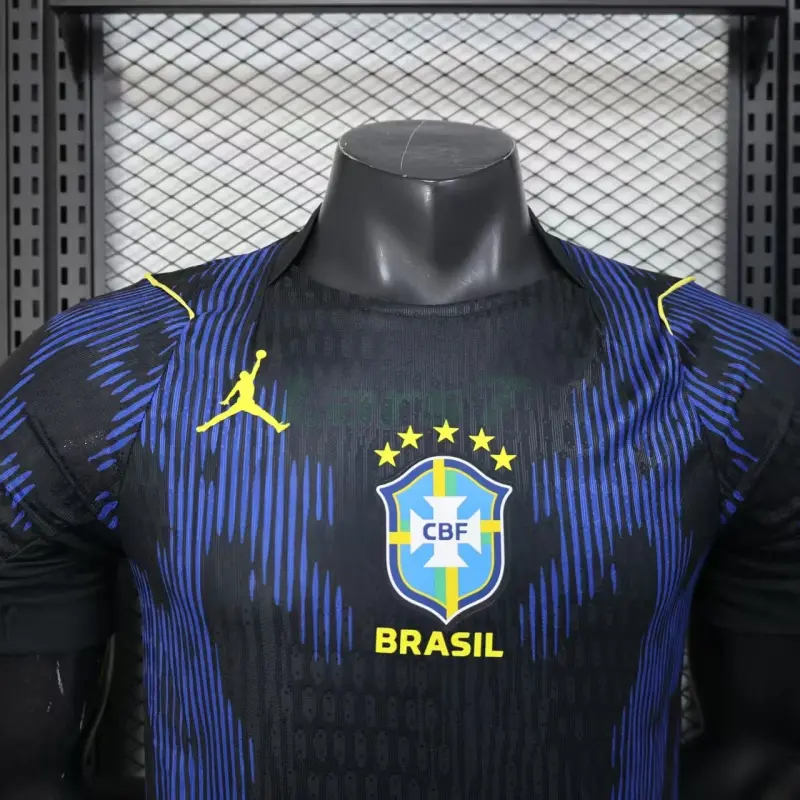 Camiseta Brasil 2ª Equipación Mundial 2026 Azul (EDICIÓN JUGADOR)