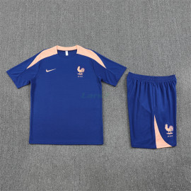 Camiseta de Entrenamiento Francia 2025/2026 Kit Azul Real/Rosa