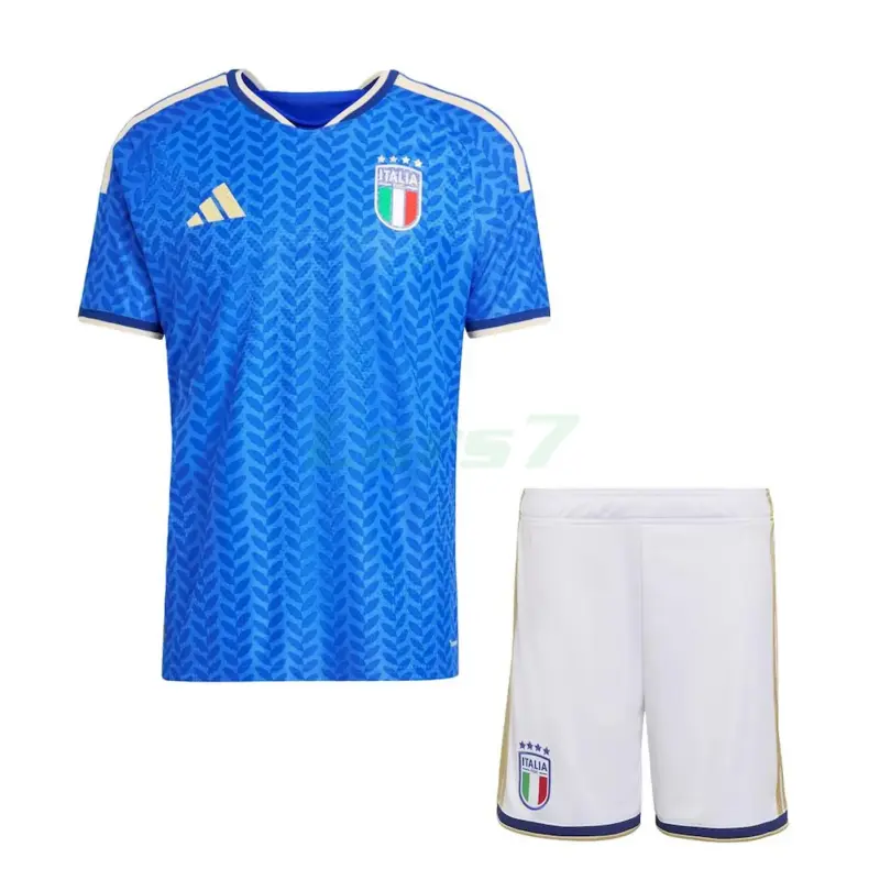 Camiseta Italia 1ª Equipación Mundial 2026 Azul Niño Kit