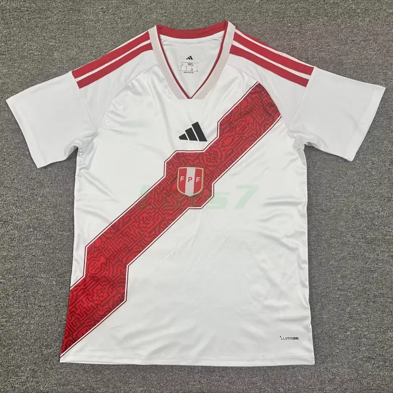 Camiseta Perú 1ª Equipación 2026 Blanco