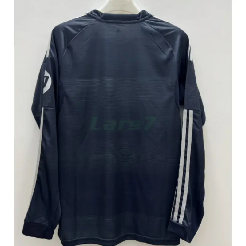 Camiseta Real Madrid 2ª Equipación 2025/2026 ML Azul Marino con Parche HP