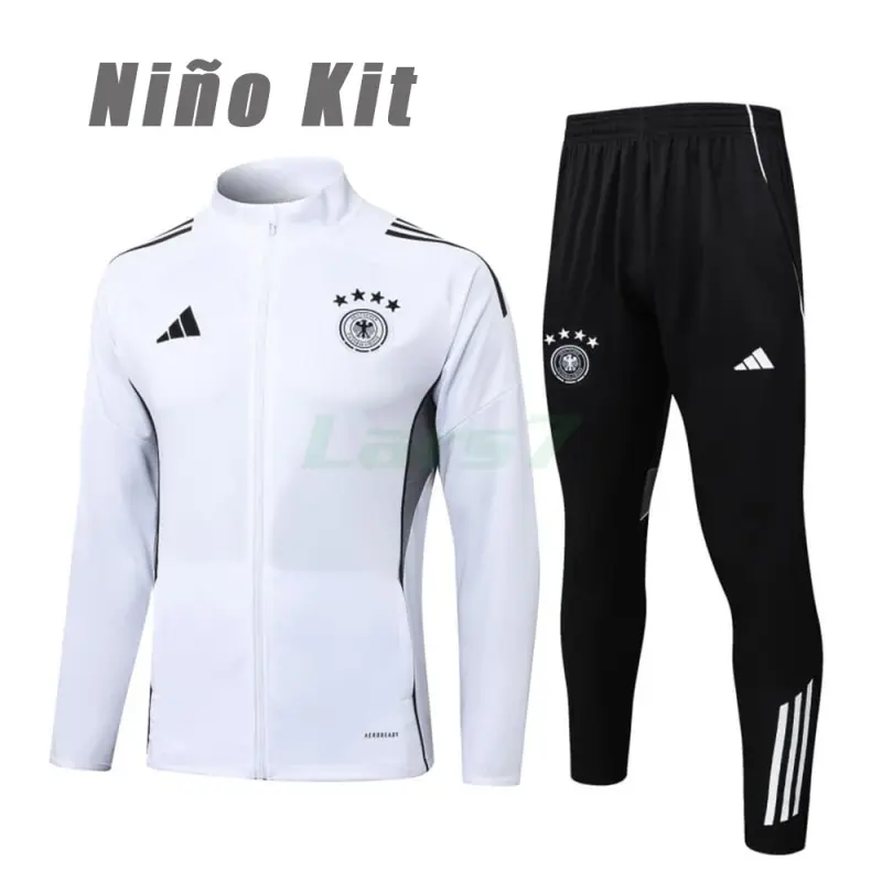 Chandal Alemania 2025/2026 Niño Blanco/Negro