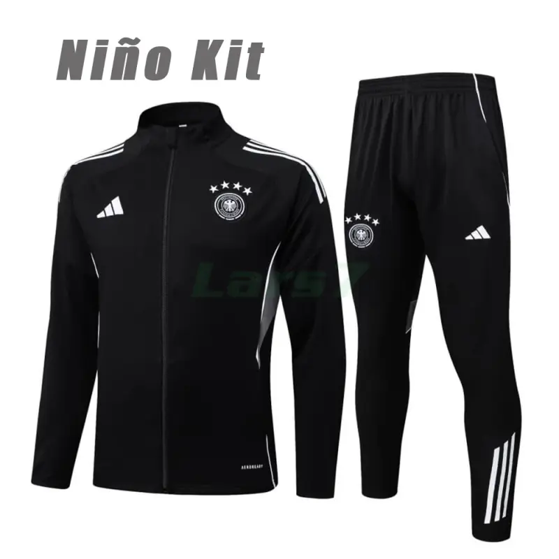 Chandal Alemania 2025/2026 Niño Negro