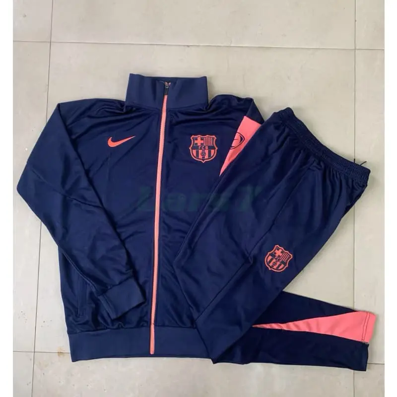 Chandal Barcelona 2025/2026 Niño Azul Marino/Rosa