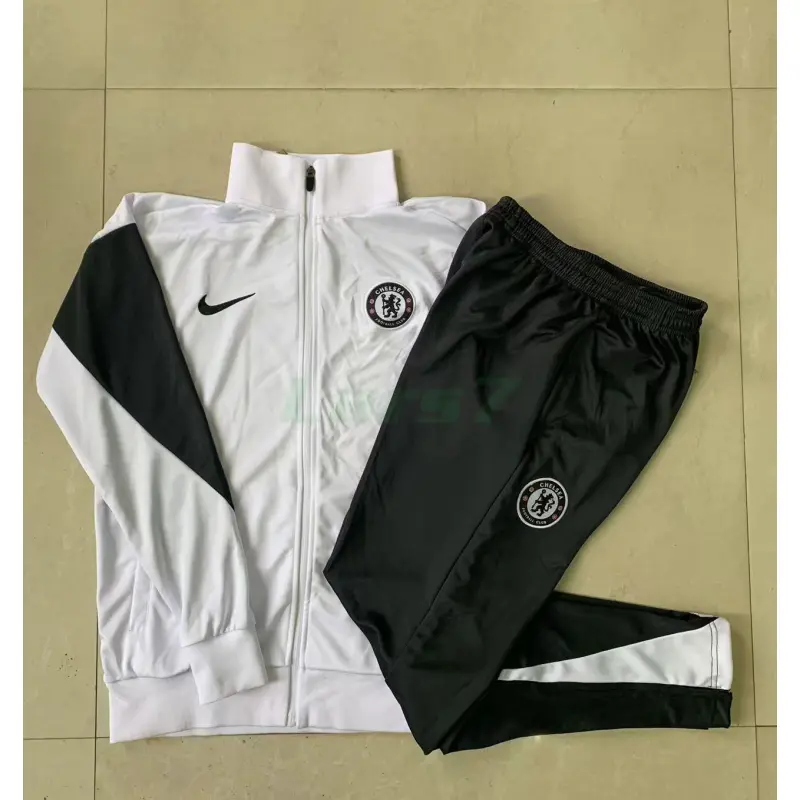 Chandal Chelsea 2025/2026 Niño Blanco/Negro