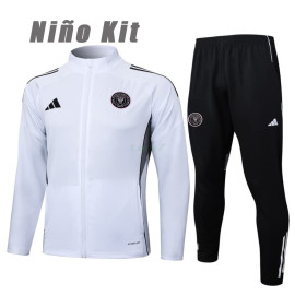 Chandal Inter Miami 2025/2026 Niño Blanco/Gris