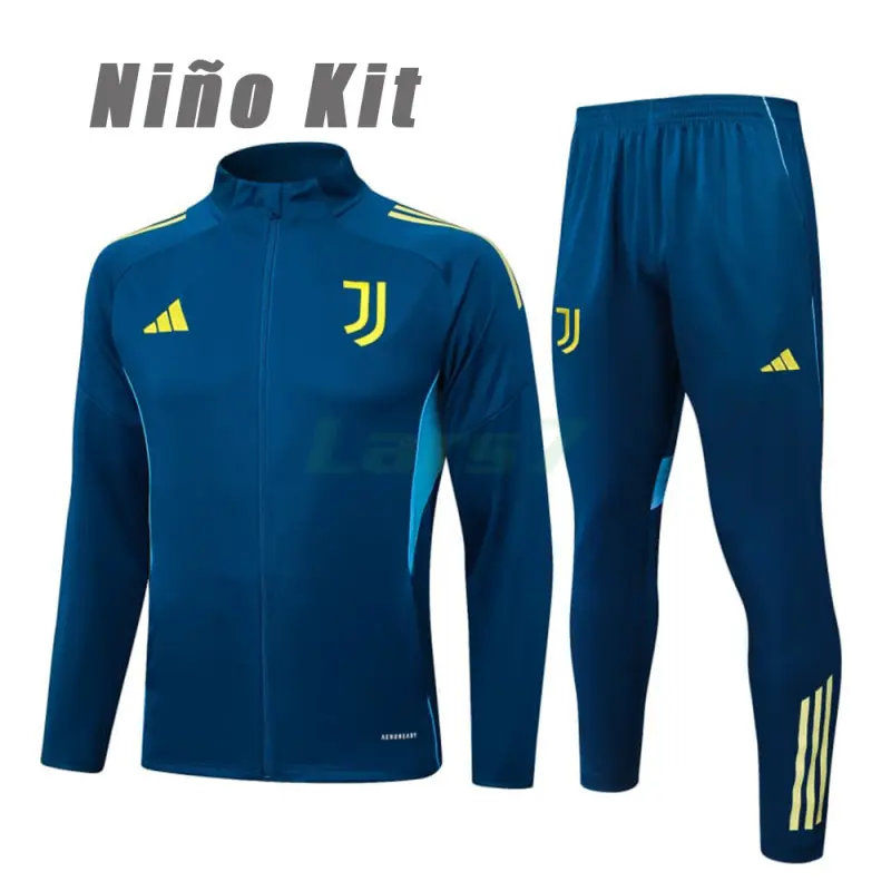 Chandal Juventus 2025/2026 Niño Azul Real/Amarillo