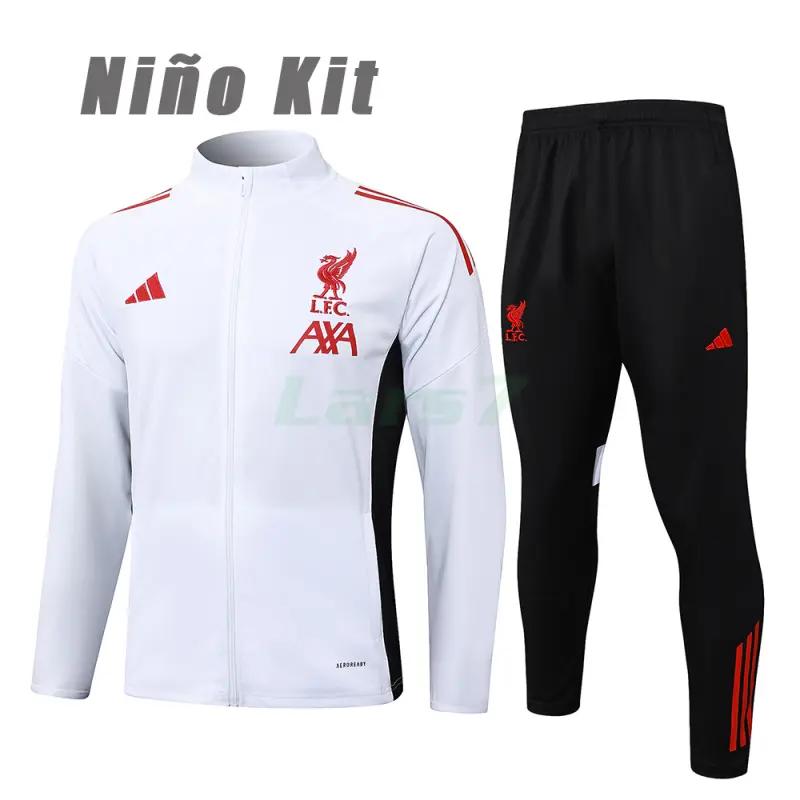 Chandal Liverpool 2025/2026 Niño Blanco