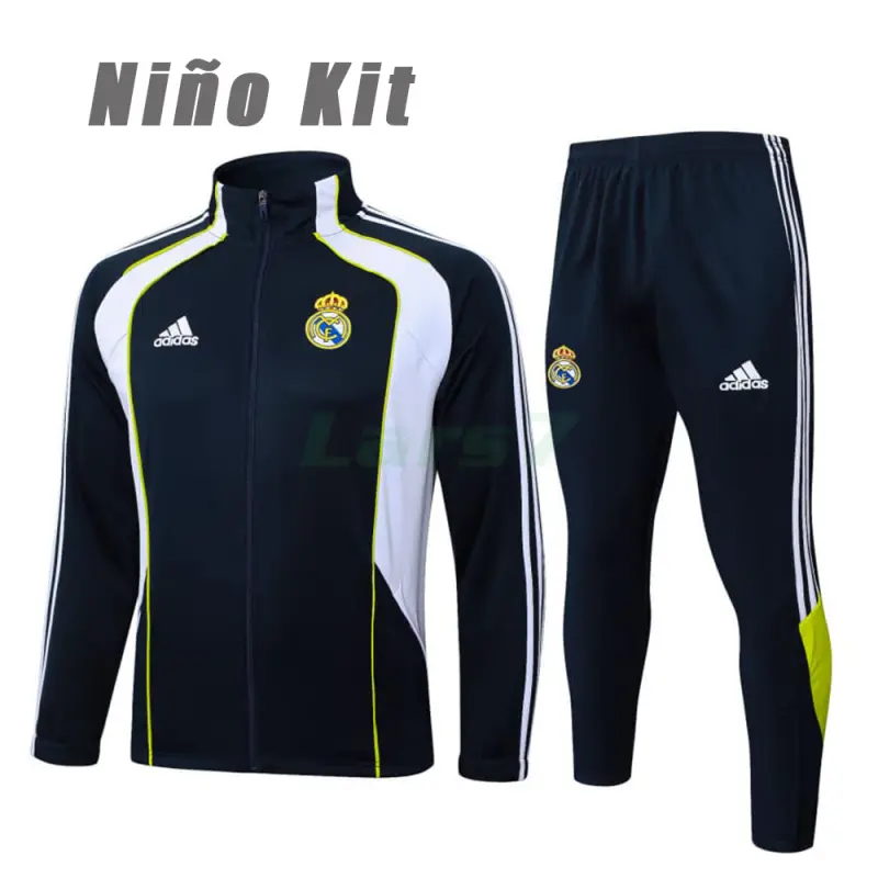 Chandal Real Madrid 2025/2026 Niño Azul Marino/Blanco