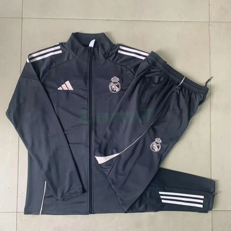 Chandal Real Madrid 2025/2026 Niño Gris Oscuro