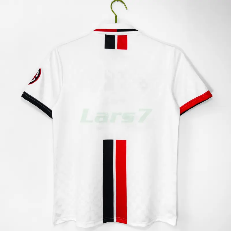 Camiseta AC Milan 2ª Equipación Retro 1996/97 Blanco