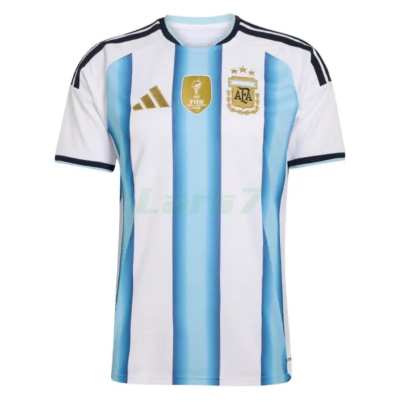 Camiseta Argentina 1ª Equipación Mundial 2026 Azul/Blanco con FIFA2022