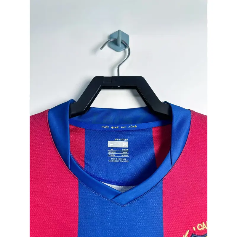 Camiseta Barcelona 1ª Equipación Retro 2007/08 ML Rojo/Azul