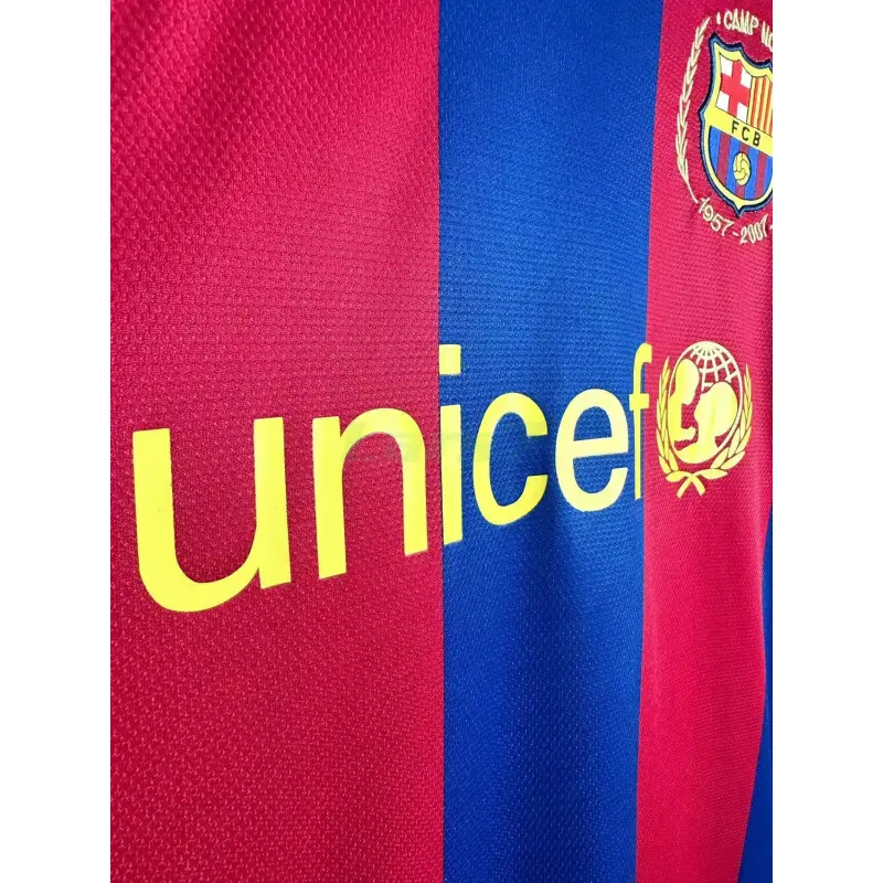 Camiseta Barcelona 1ª Equipación Retro 2007/08 ML Rojo/Azul
