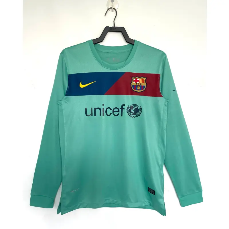 Camiseta Barcelona 2ª Equipación Retro 2010/11 ML Verde