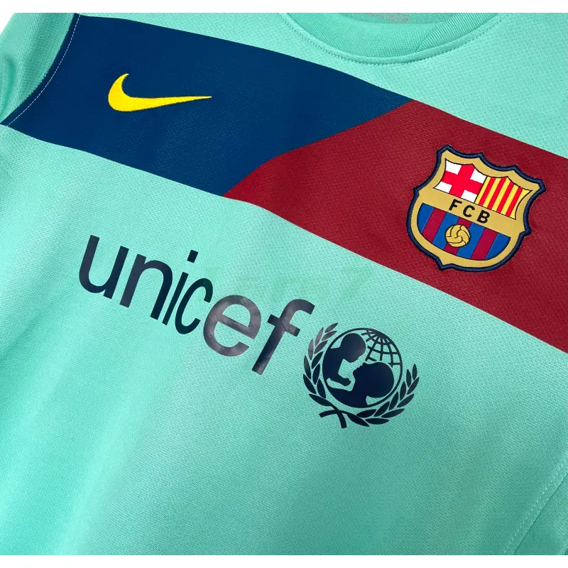 Camiseta Barcelona 2ª Equipación Retro 2010/11 ML Verde