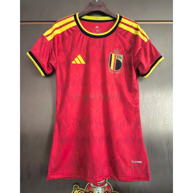 Camiseta Bélgica 1ª Equipación Mundial 2026 Rojo Mujer