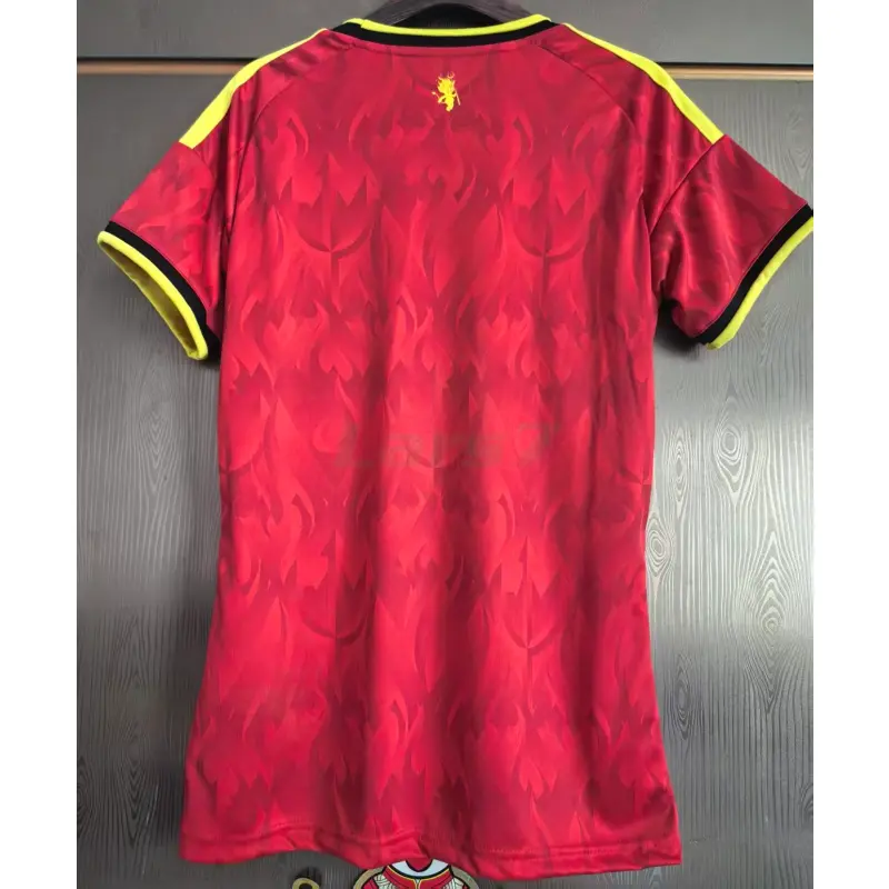 Camiseta Bélgica 1ª Equipación Mundial 2026 Rojo Mujer