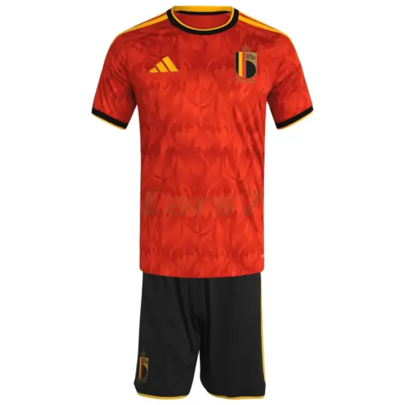 Camiseta Bélgica 1ª Equipación Mundial 2026 Rojo Niño Kit