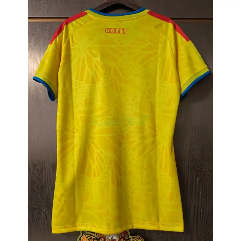 Camiseta Colobima 1ª Equipación Mundial 2026 Amarillo Mujer
