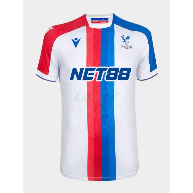 Camiseta Crystal Palace FC 2ª Equipación 2025/2026 Blanco/Azul/Rojo