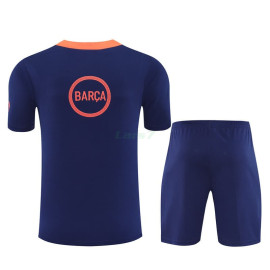 Camiseta de Entrenamiento Barcelona 2025/2026 Niño Kit Azul/Naranja
