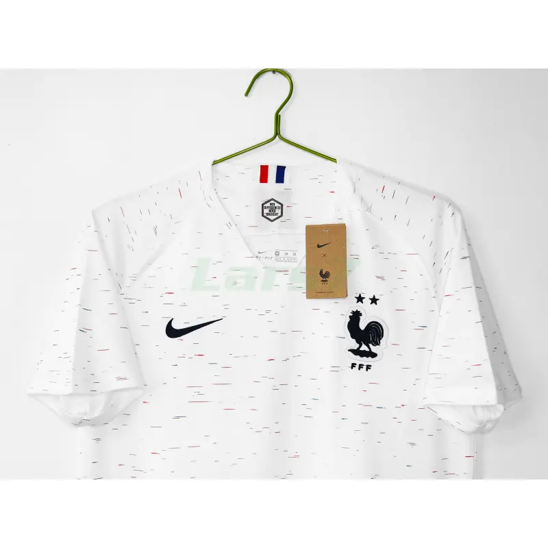 Camiseta Francia 2ª Equipación Retro 2018 Blanco