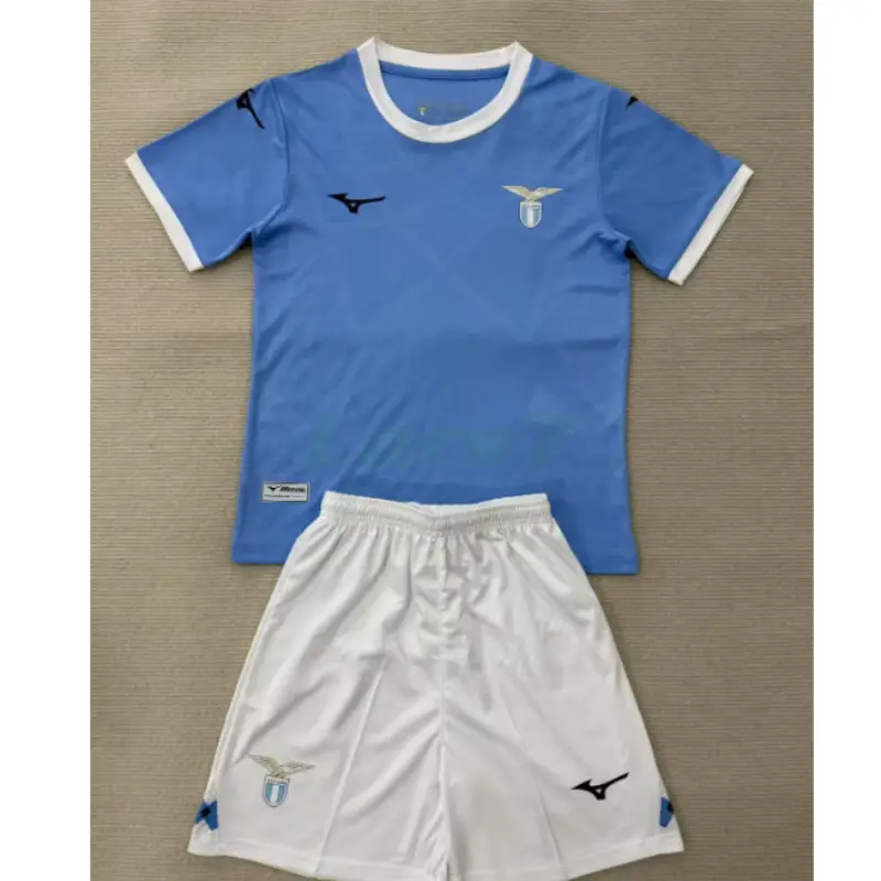 Camiseta Lazio 1ª Equipación 2025/2026 Azul Niño Kit