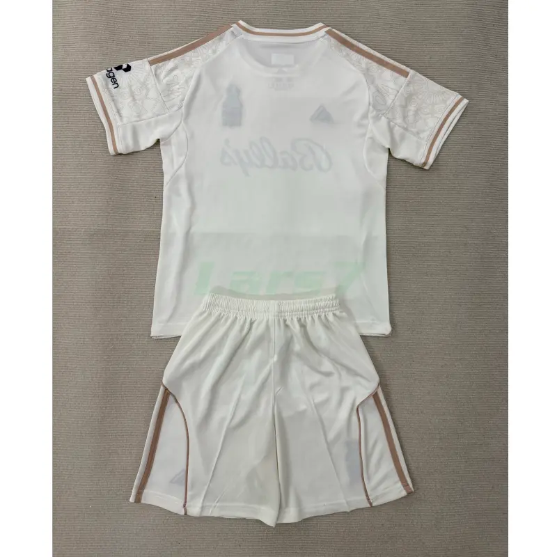 Camiseta Nottingham Forest 2ª Equipación 2025/2026 Blanco Niño Kit