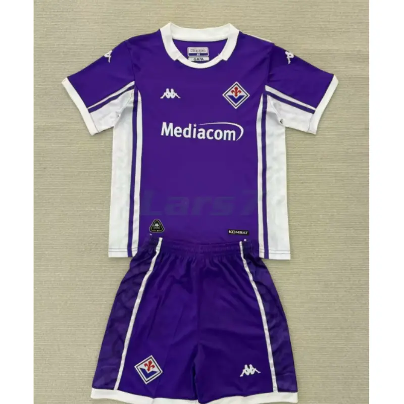 Camiseta Fiorentina 1ª Equipación 2025/2026 Morado Niño Kit