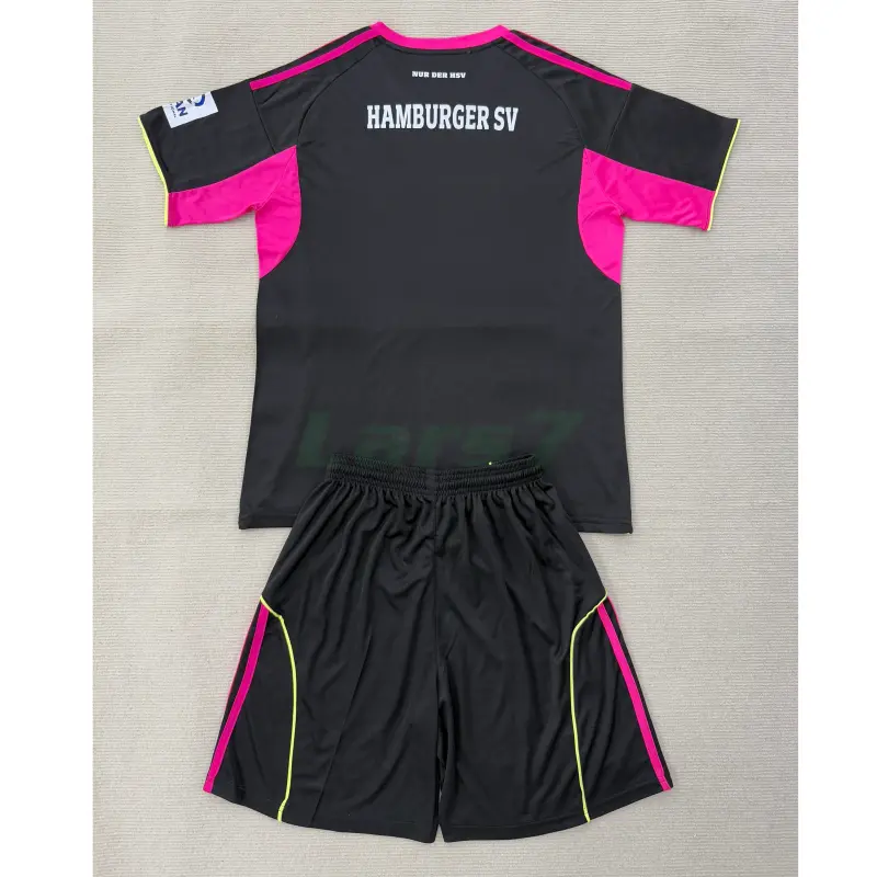Camiseta Hamburger SV 3ª Equipación 2025/2026 Negro Niño Kit