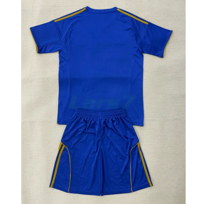 Camiseta Leicester City 1ª Equipación 2025/2026 Azul/Blanco Niño Kit