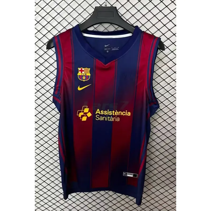 Camiseta Baloncesto Barcelona 1ª Equipación 2025/26 Rojo/Azul