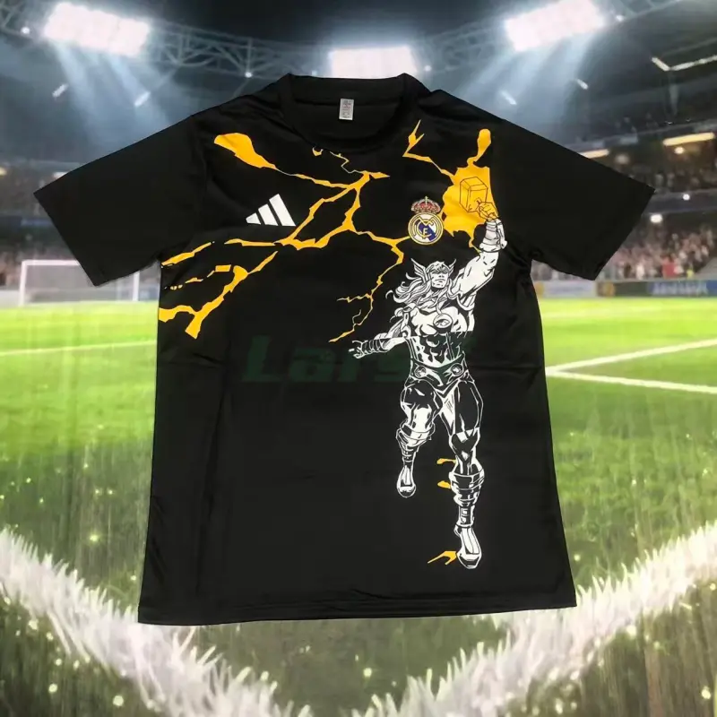 Camiseta Real Madrid x Marvel 2025/2026 Edición Especial Negro