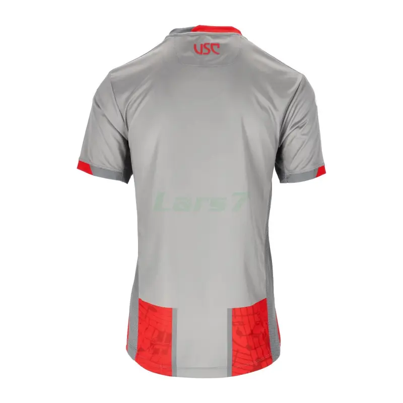 Camiseta US Cremonese 1ª Equipación 2025/2026 Rojo/Gris