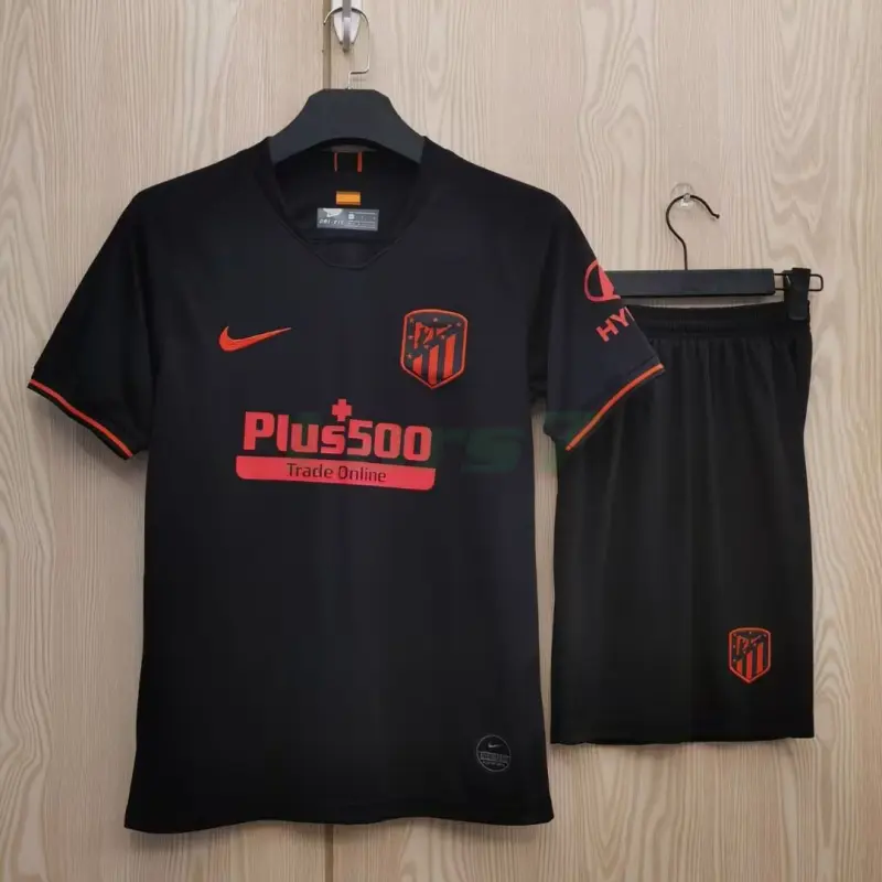 Camiseta Atlético de Madrid 2ª Equipación Retro 2019/20 Negro