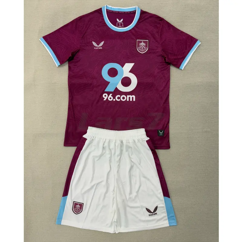 Camiseta Burnley FC 1ª Equipación 2025/2026 Borgoña