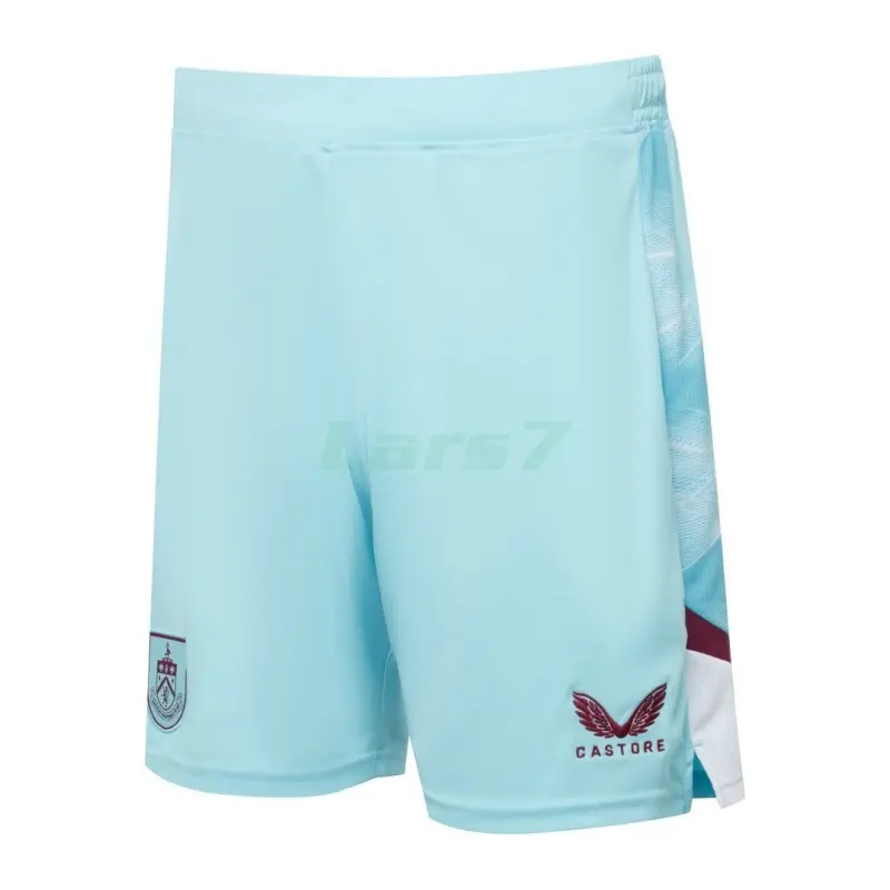 Camiseta Burnley FC 2ª Equipación 2025/2026 Azul Claro