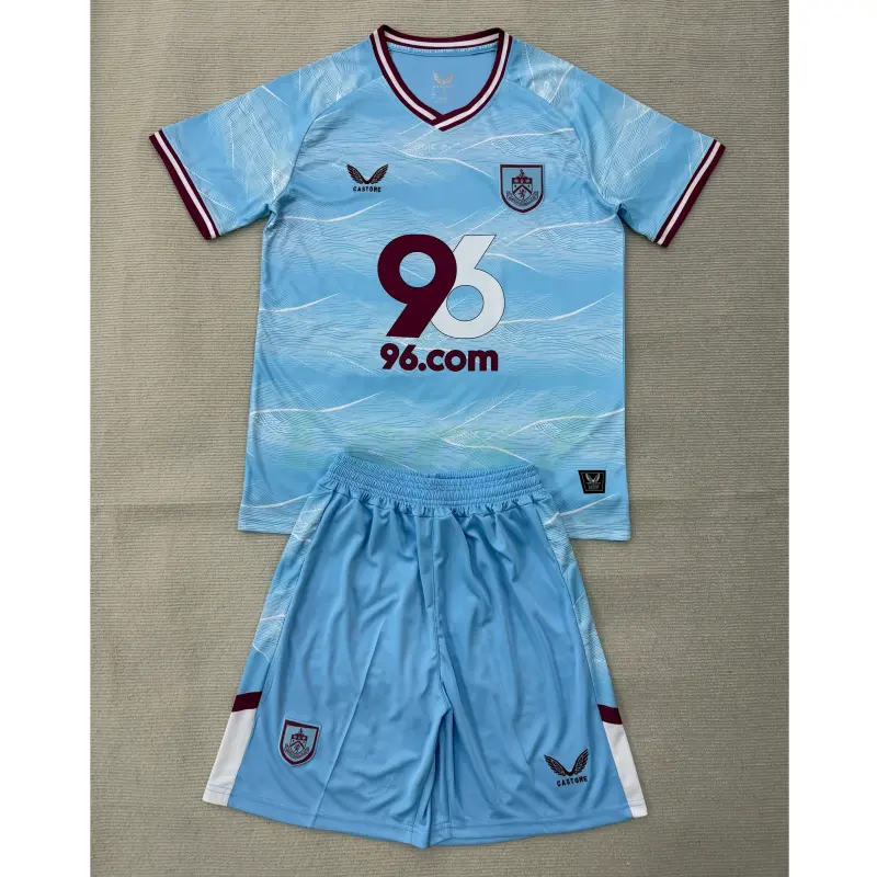 Camiseta Burnley FC 2ª Equipación 2025/2026 Azul Claro