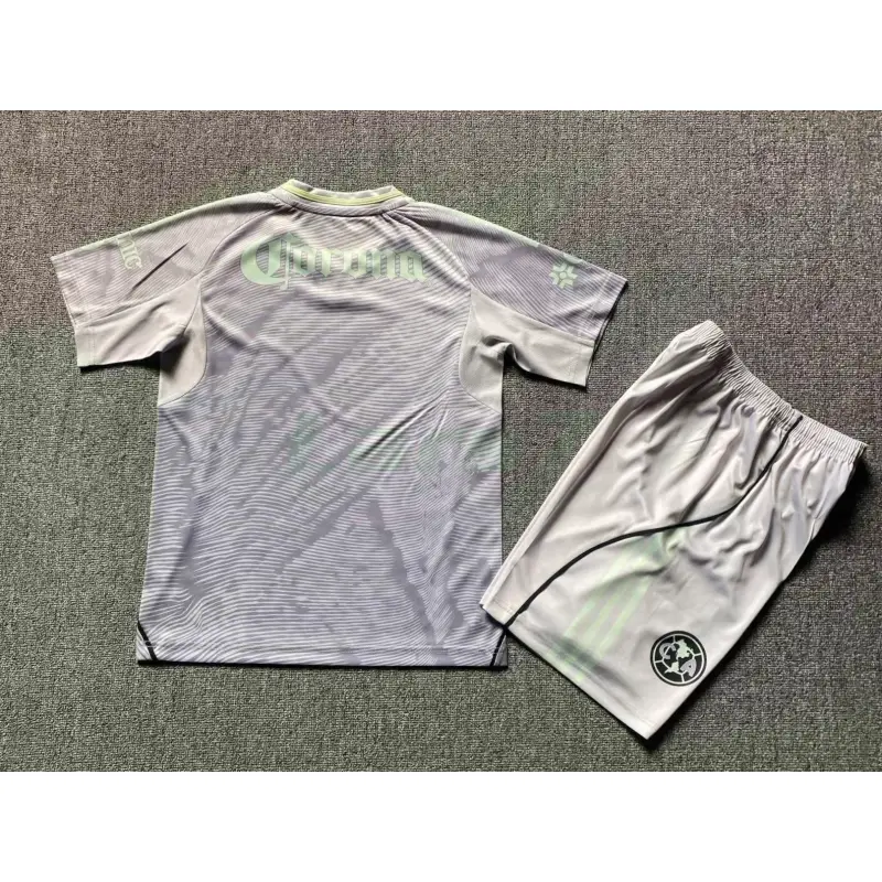 Camiseta Club América 3ª Equipación 2025/2026 Gris Niño Kit