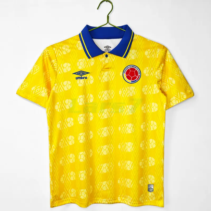 Camiseta Colombia 1ª Equipación Retro 1994 Amarillo