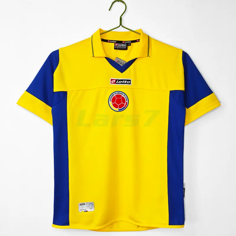 Camiseta Colombia 1ª Equipación Retro 2003/05 Amarillo