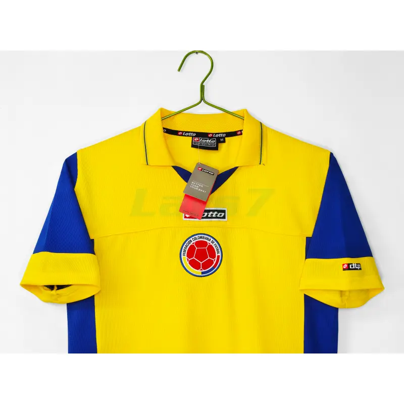 Camiseta Colombia 1ª Equipación Retro 2003/05 Amarillo