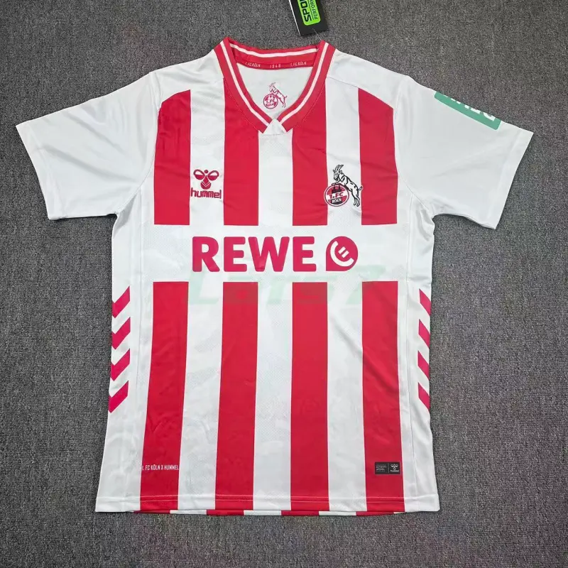 Camiseta FC Köln 1ª Equipación 2025/2026 Rojo/Blanco