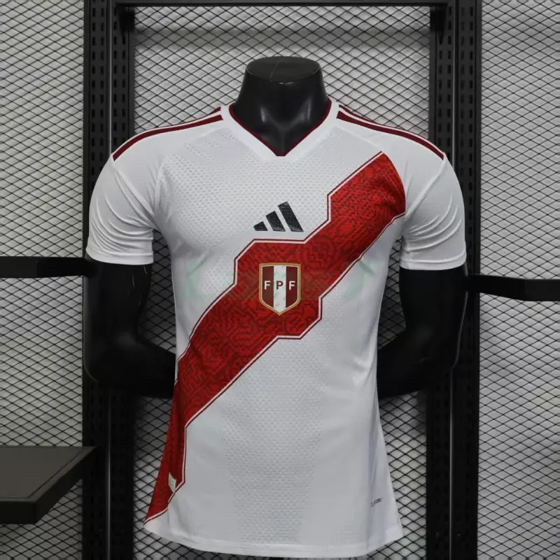 Camiseta Perú 1ª Equipación 2026 Blanco (EDICIÓN JUGADOR)