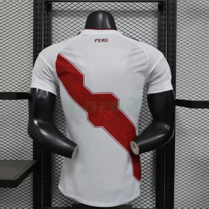 Camiseta Perú 1ª Equipación 2026 Blanco (EDICIÓN JUGADOR)