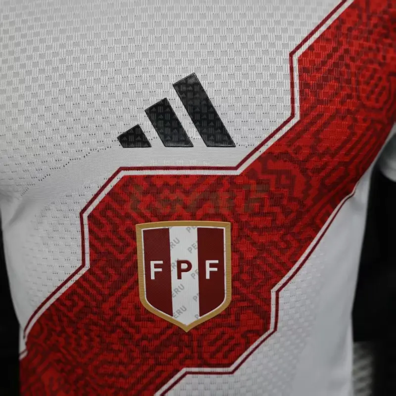 Camiseta Perú 1ª Equipación 2026 Blanco (EDICIÓN JUGADOR)