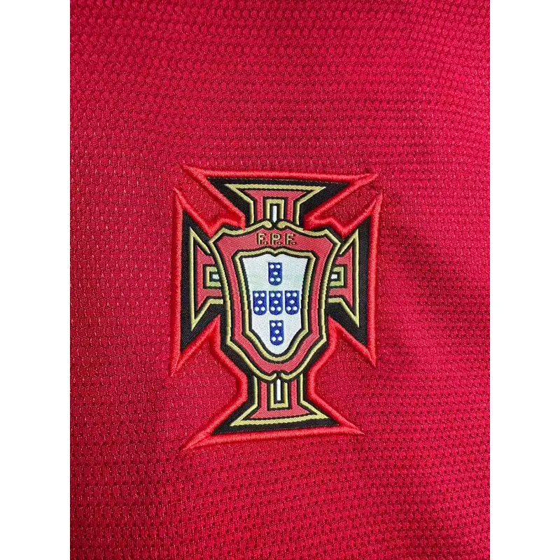 Camiseta Portugal 1ª Equipación Retro 2012 Rojo