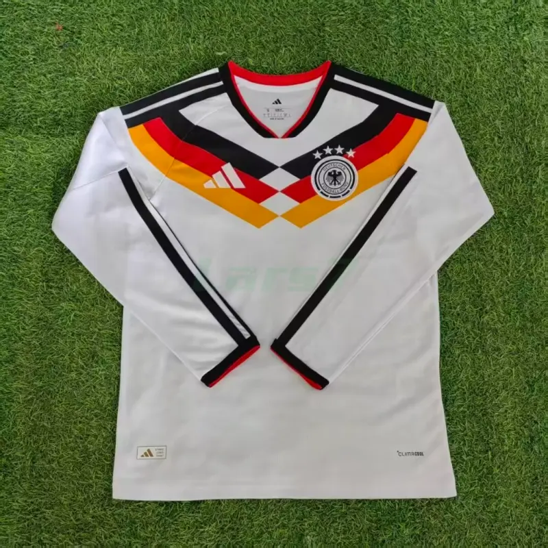 Camiseta Alemania 1ª Equipación Mundial 2026 ML Blanco